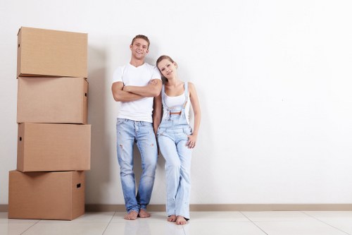 Local removal team preparing a move in Watford