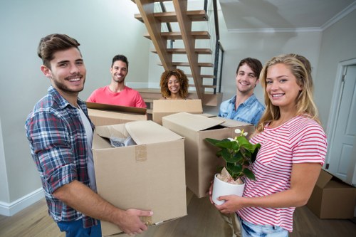 Professional removal van and moving team in Watford