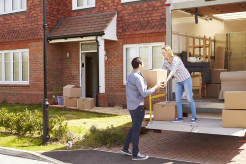 Careful loading of household items for a same day removals service in Watford
