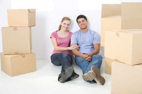 Man and Van Watford team preparing a careful local move