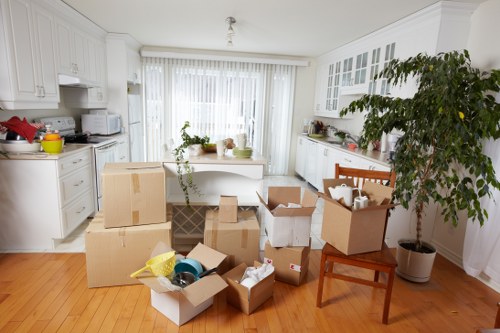 Responsible recycling and reuse materials prepared during a Watford clearance