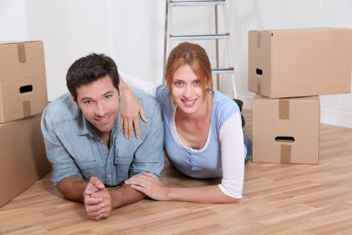 Packing and furniture handling during a Watford house removal