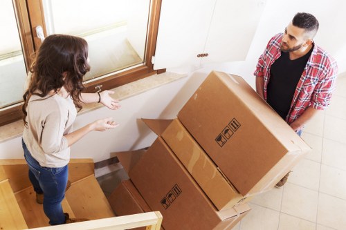 Example moving job in a Watford town centre flat