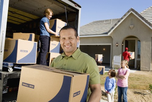 Removal van prepared for a home move in Watford