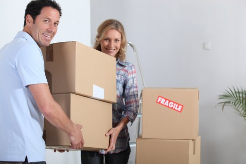Essentials box prepared for a Watford home relocation