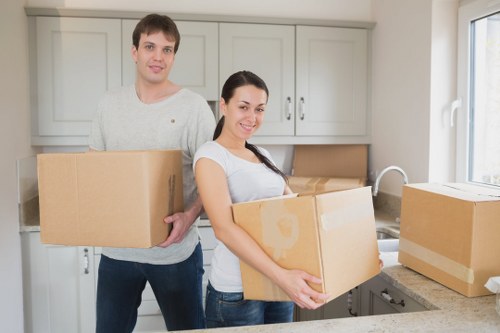 Business relocation using a moving truck in Watford