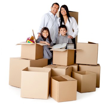 Careful packing for a Watford flat move